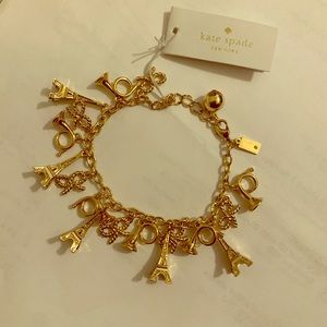 Kate Spade Paris charm bracelet